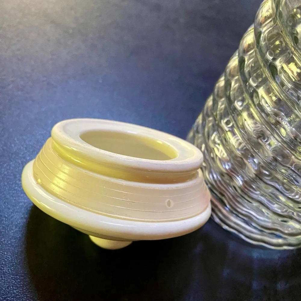 🔥Textured Lidded Glass Jar🔥
